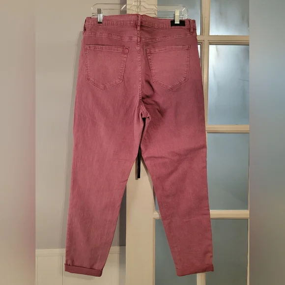 Nicole Miller Pink High Rise Women Jeans - Picture 5 of 6